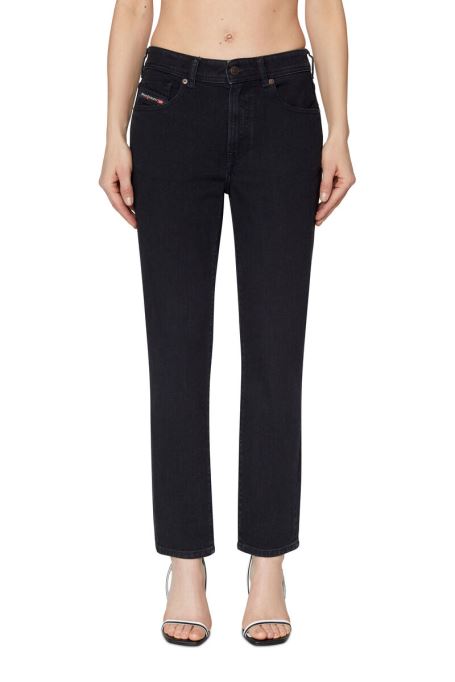 ディーゼル 2004 Z9c25 テーパード ブラックジーンズ/ダークグレー