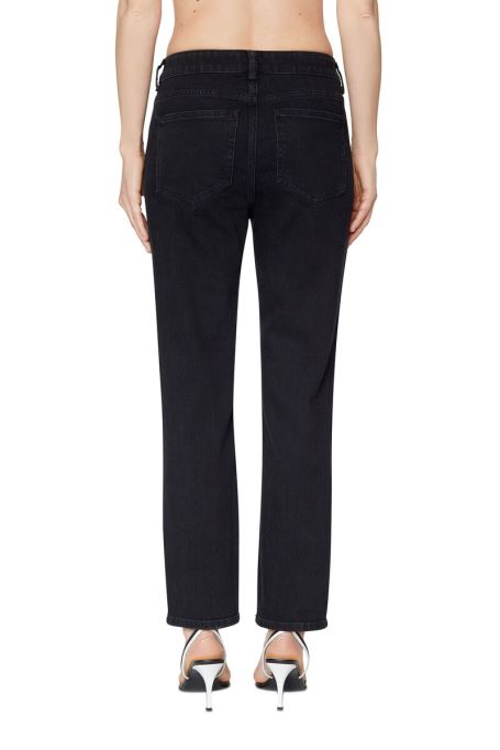 ディーゼル 2004 Z9c25 テーパード ブラックジーンズ/ダークグレー