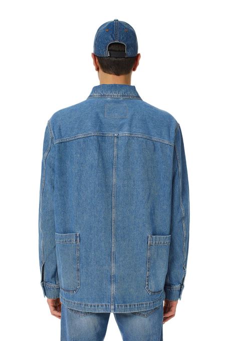 D-rolk ワークウェア ジャケット ディーゼル ミディアム ブルー