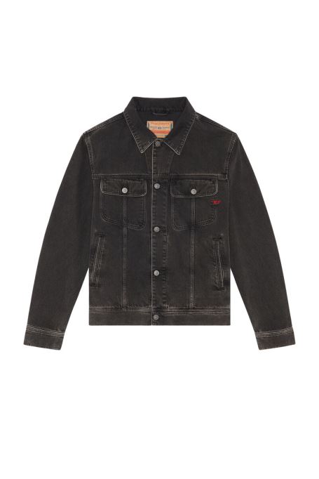 ブラック/ダークグレー D-barcy トラッカー ジャケット ディーゼル