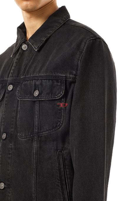 ブラック/ダークグレー D-barcy トラッカー ジャケット ディーゼル