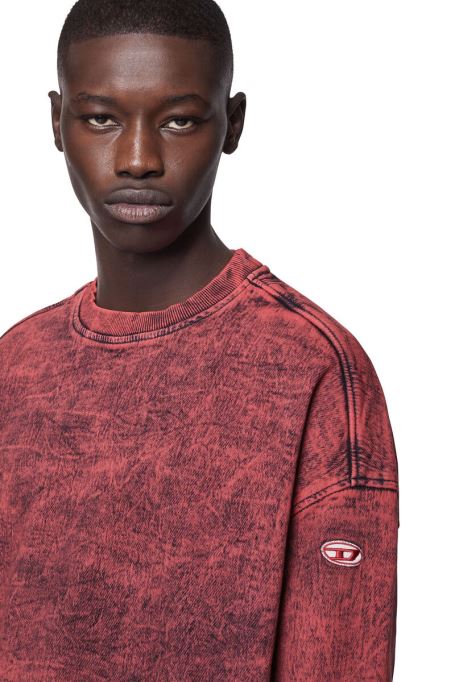 ディーゼル D-krib Fs トラック デニム レッド