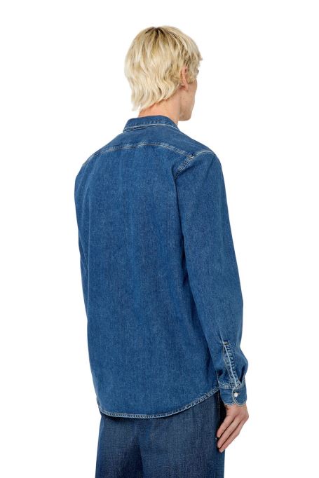 D-simply ベーシックシャツ ディーゼルダークブルー