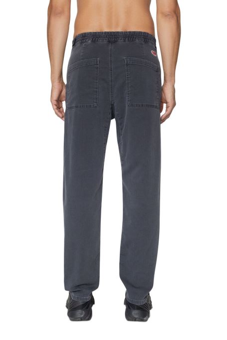 Krooley Joggjeans 069zh テーパード ディーゼル ブラック/ダークグレー