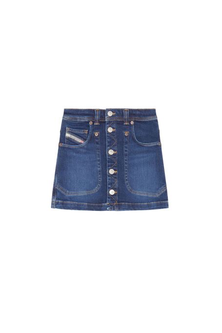 ダークブルーのジーバスディーゼル