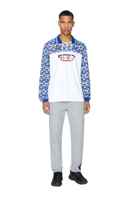 ディーゼル Amst-barabell-ht22 ホワイト/ブルー