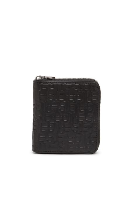 ブラックディーゼル二つ折りコインジップ M