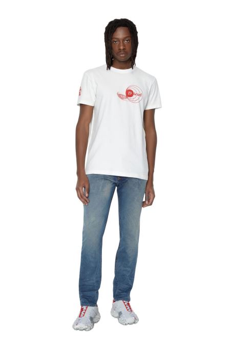 ディーゼル クルーリー ジョグジーンズ 068bd テーパード ミディアム ブルー