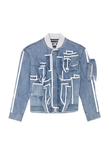 ディーゼル D-schut-fs ミディアム ブルー