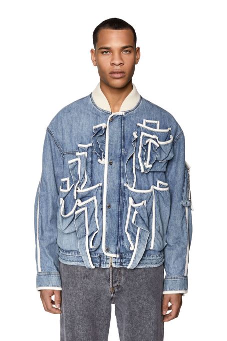 ディーゼル D-schut-fs ミディアム ブルー