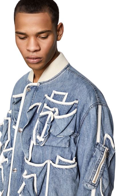 ディーゼル D-schut-fs ミディアム ブルー