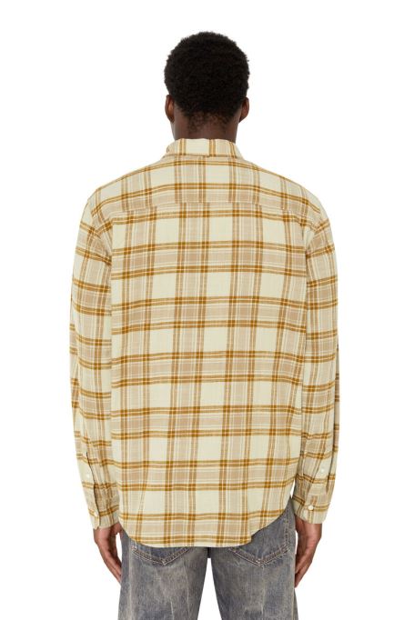 ディーゼル S-umbe-check-nw ブラウン/イエロー