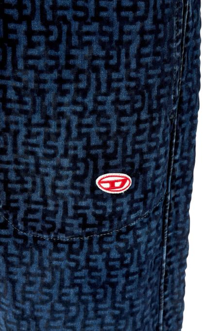 D-martians トラック デニム 068by ストレート ディーゼル、ダーク ブルー