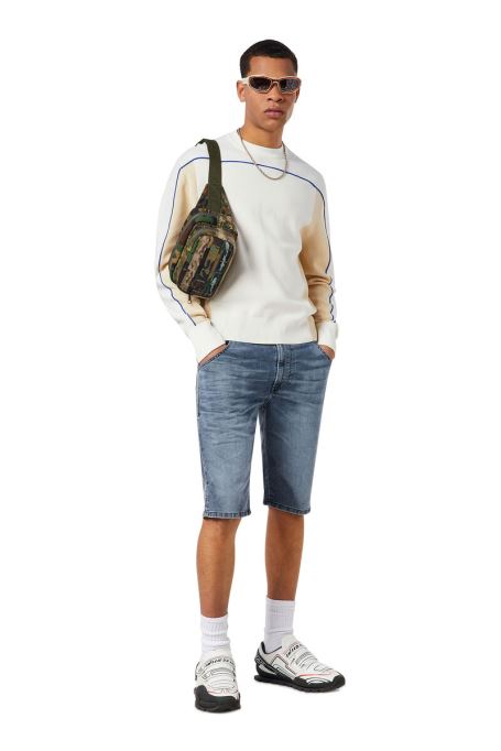 D-krooshort ジョグジーンズ ディーゼル ミディアム ブルー