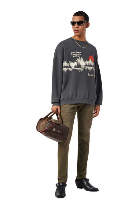 ミリタリー グリーンディーゼル D-strukt ジョグジーンズ 0670m スリム