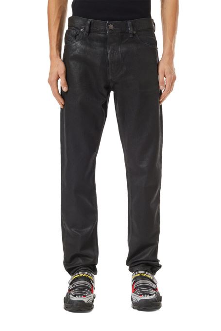 ディーゼル 1995 09c85 ストレート ブラックジーンズ/ダークグレー