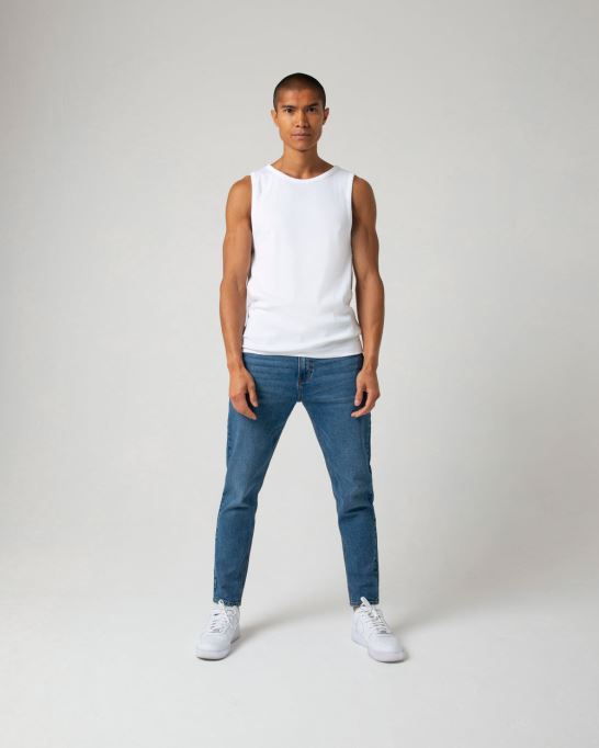 ディーゼル ハリソン リラックス テーパー ウォッシュド ブルー