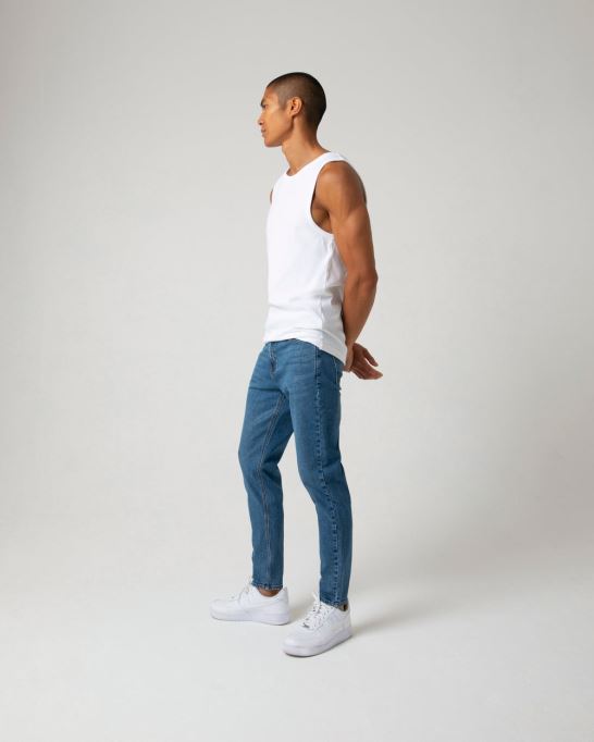 ディーゼル ハリソン リラックス テーパー ウォッシュド ブルー