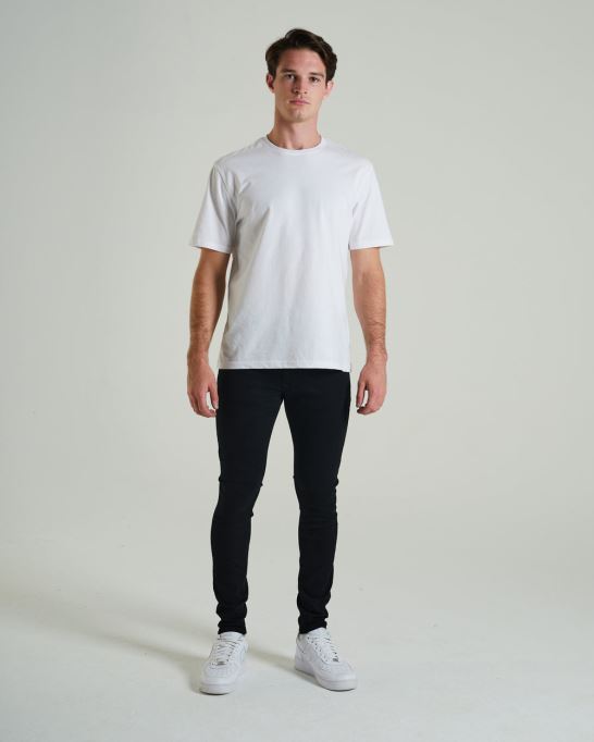 サクソン スキニー ディーゼル ブラック