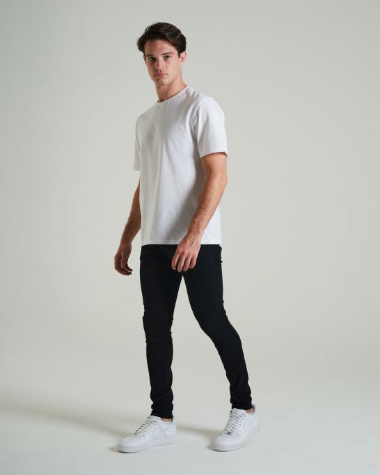 サクソン スキニー ディーゼル ブラック