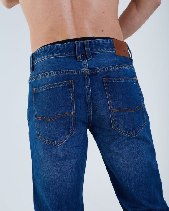 ディーゼル ウォーカー ハドソン ミディアム ブルー ウォッシュ