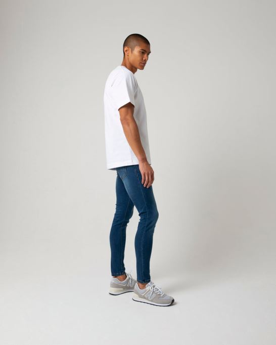 サクソンスキニーブライトブルーディーゼルミディアムブルー