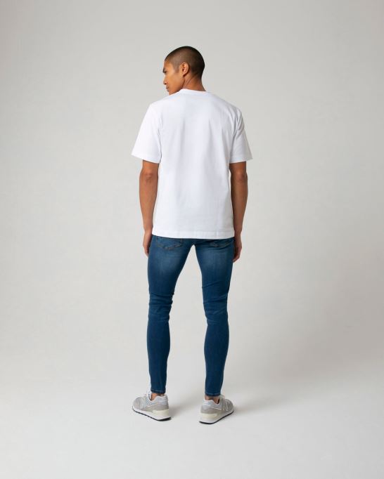 サクソンスキニーブライトブルーディーゼルミディアムブルー