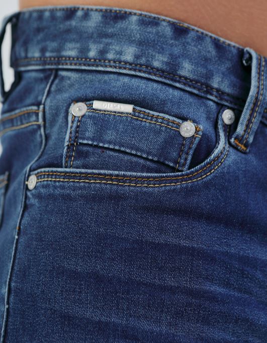 サクソンスキニーブライトブルーディーゼルミディアムブルー