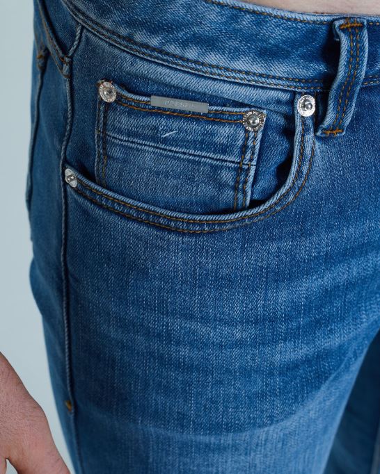 ディーゼル サクソン スキニーフィット ライトブルー