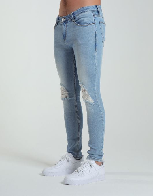 サクソン スキニーフィット オーシャン ディーゼル ライトブルー