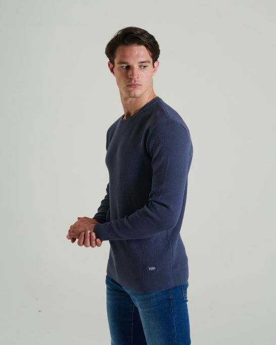 ブルー ウォルドン セーター スティール インディゴ ディーゼル