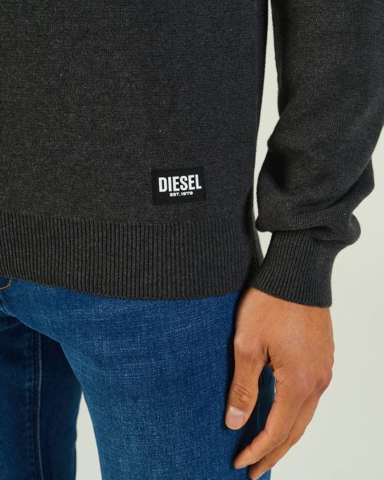 コルター ハーフジップ チャコールマール ディーゼル ダークグレー