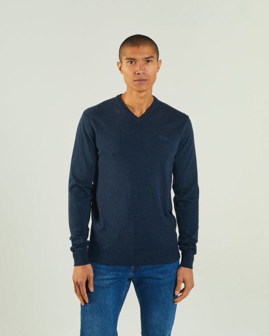 ディーゼル トニー V ネック ネイビー ブレザー