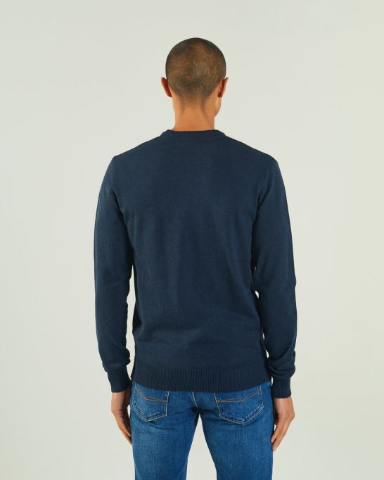 ディーゼル トニー V ネック ネイビー ブレザー