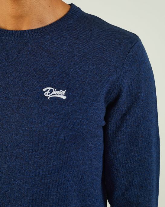 ディラン ラウンドネック ネイビー ブレザー ディーゼル