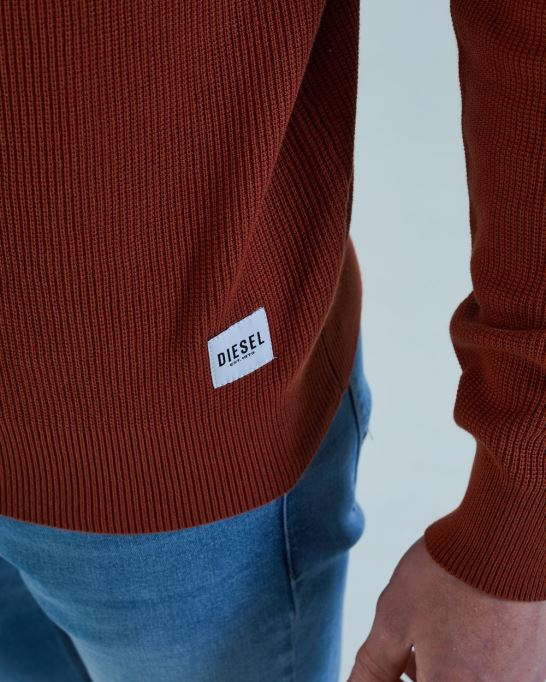 ディーゼル ミラード セーター ジャイプール ジンジャー レッド