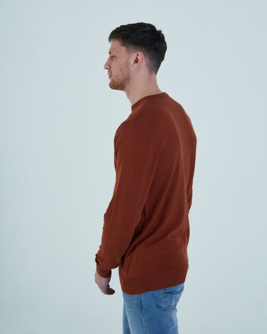 ディーゼル デイル ラウンドネック ジャイプール ジンジャー レッド