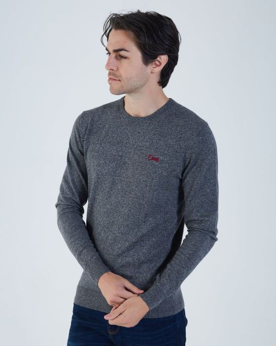 ディーゼルデールラウンドネックメルブラック