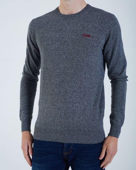 ディーゼルデールラウンドネックメルブラック