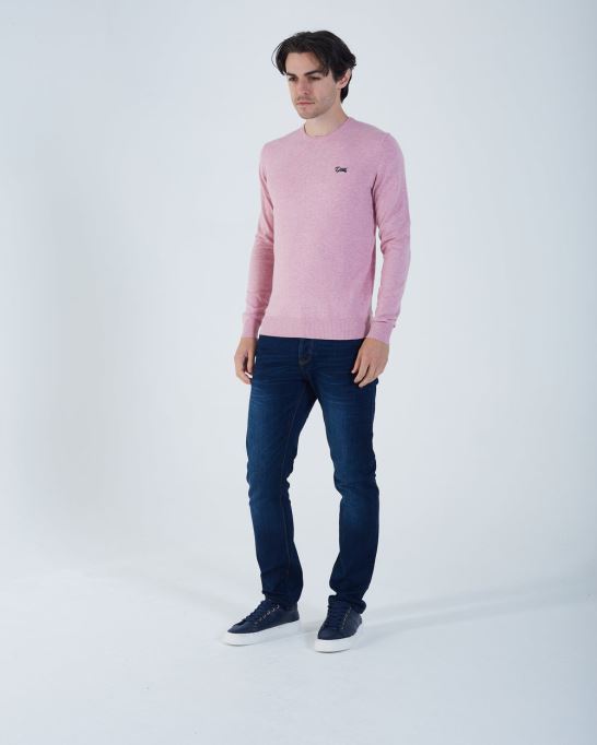 デール ラウンドネック カメオ ピンク ディーゼル