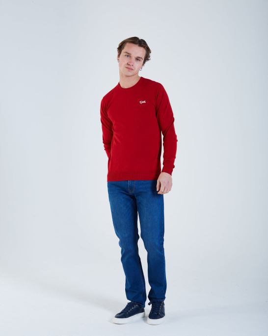 ディーゼル デイル ラウンドネック ハイリスク レッドメル