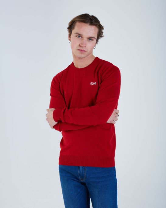 ディーゼル デイル ラウンドネック ハイリスク レッドメル
