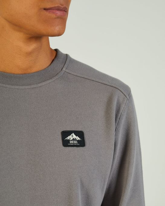 グレー アンデス スウェットシャツ ロック クライミング ディーゼル