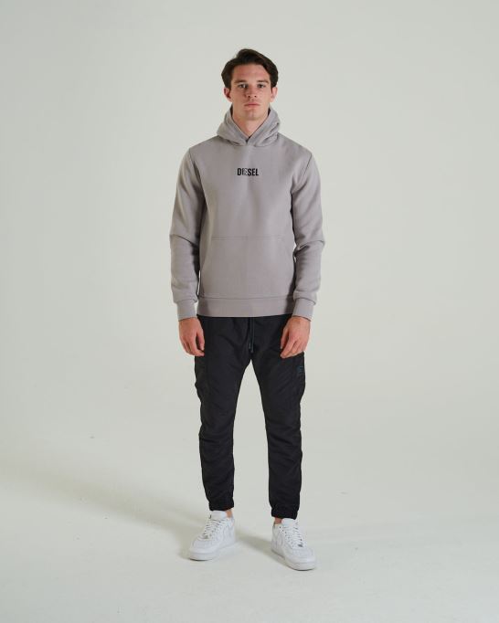 ディーゼルルパン パーカー 化石石 ライトグレー