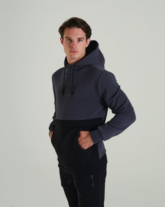 ディーゼル マルセルス パーカー サンダー グレー