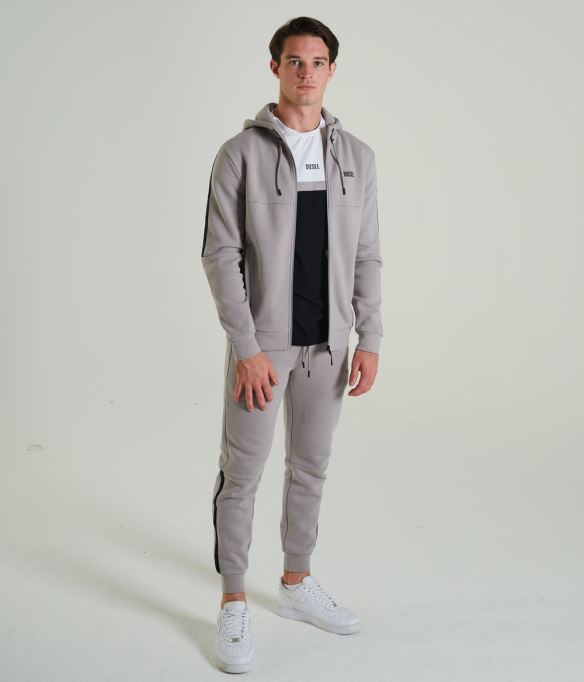 オクタヴィアン ジッパー 化石石 ディーゼル ライトグレー