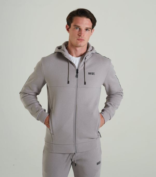 オクタヴィアン ジッパー 化石石 ディーゼル ライトグレー