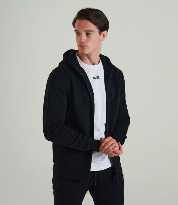 ディーゼル オクタヴィアン ジッパー ニュー ブラック