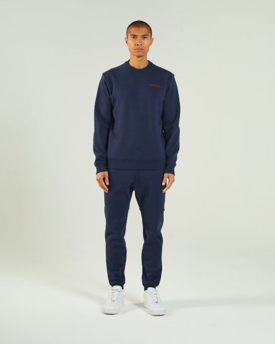 ネイビー ハーディング スウェットシャツ ネイビー ブレザー ディーゼル