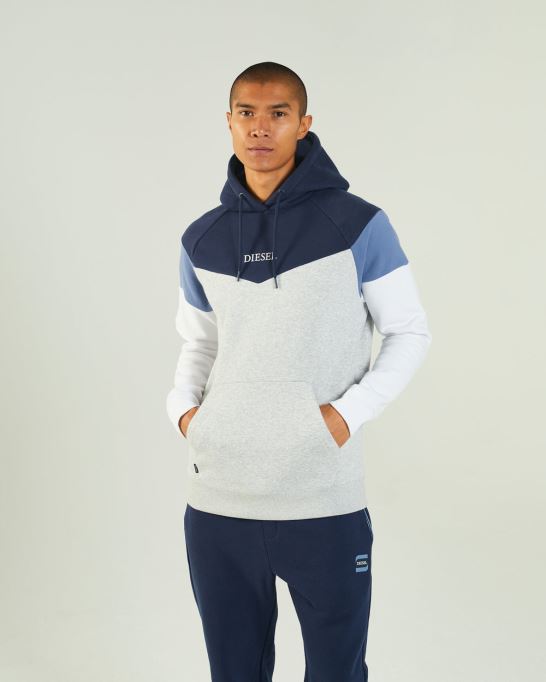 ハクスリー フード ネイビー ブレザー ディーゼル